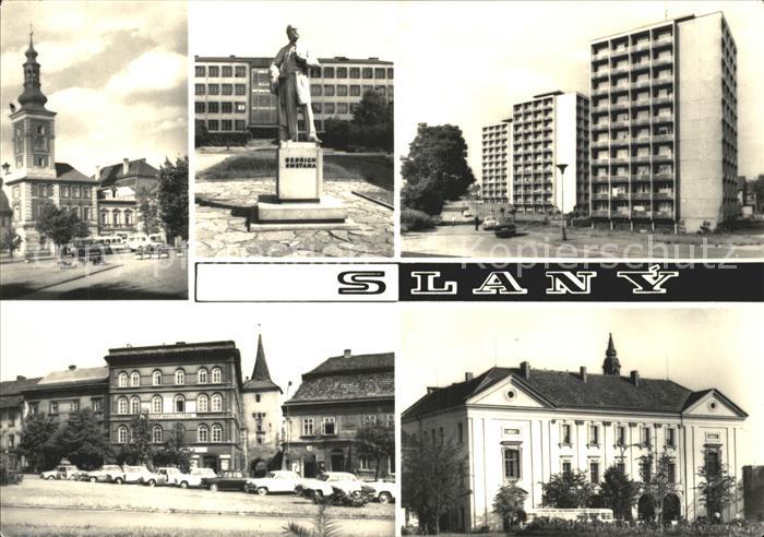 Slany Radnice Pomnik Bedricha Smetany