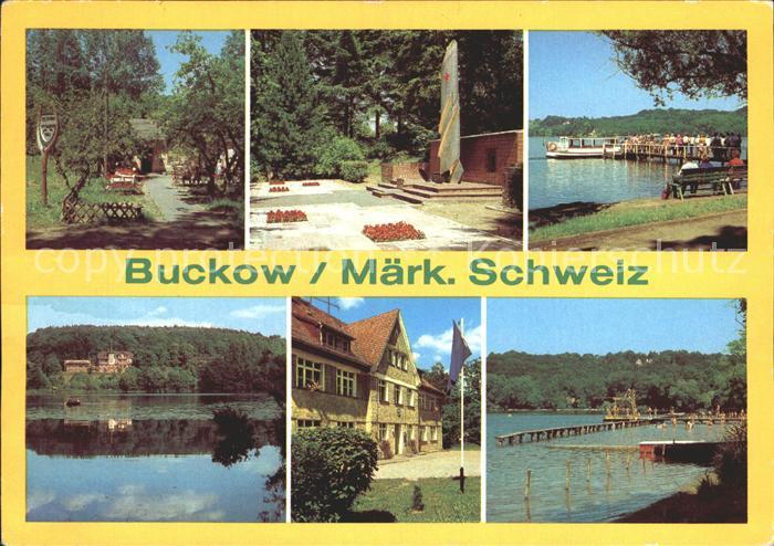 Buckow Maerkische Schweiz Restaurant Sowjetische Ehrenmal Griepensee