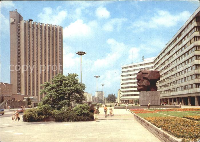 Karl-Marx-Stadt CHEMNITZ Karl-Marx-Allee Interhotel Kongress