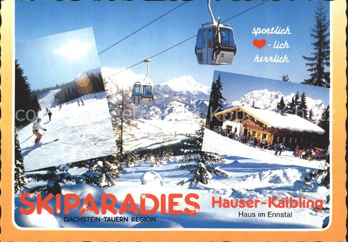 Haus Ennstal Hauser Kaibling Luftseilbahn