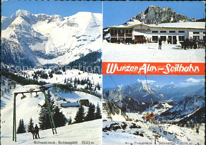 Schwarzeck Schlepplift Frauenkar Sessellift