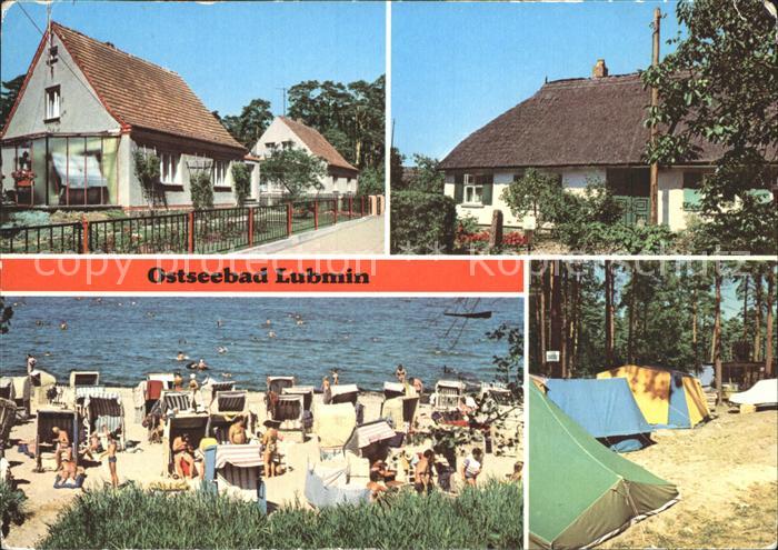 Lubmin Ostseebad Schilfhaus Zeltplatz Strand