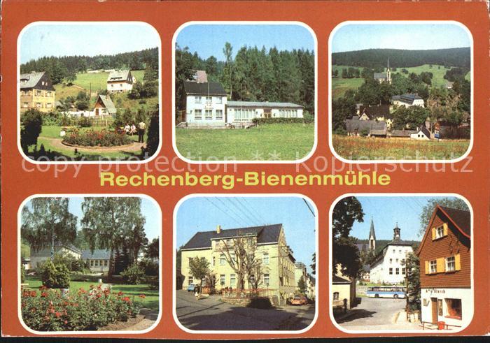 Rechenberg-Bienenmuehle Osterzgebirge Parkanlage Cafe am Waldbad Hallenschwimmba