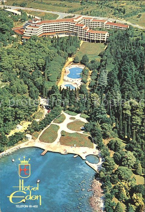 Rovinj Istrien Fliegeraufnahme Hotel Eden