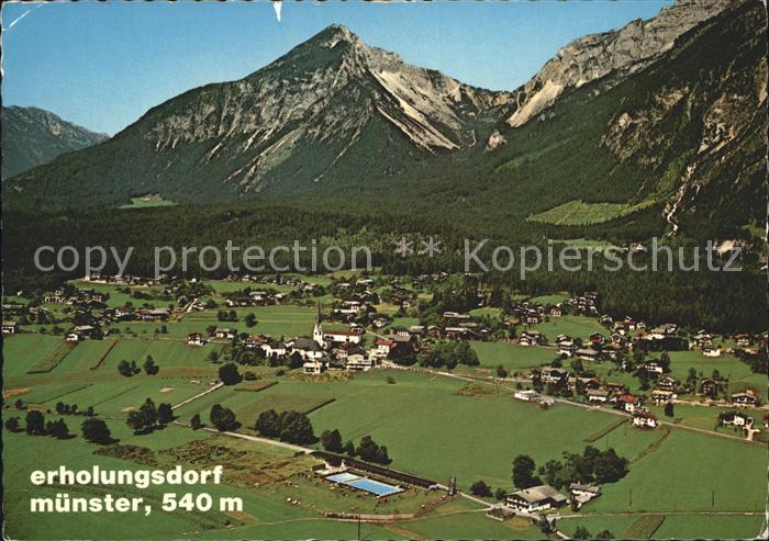 Muenster Tirol Fliegeraufnahme