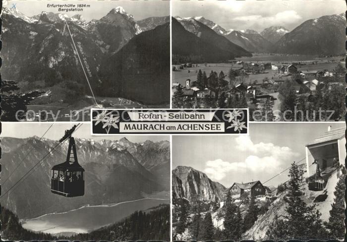 Maurach Tirol Erfurterhuette Bergstation Luftseilbahn