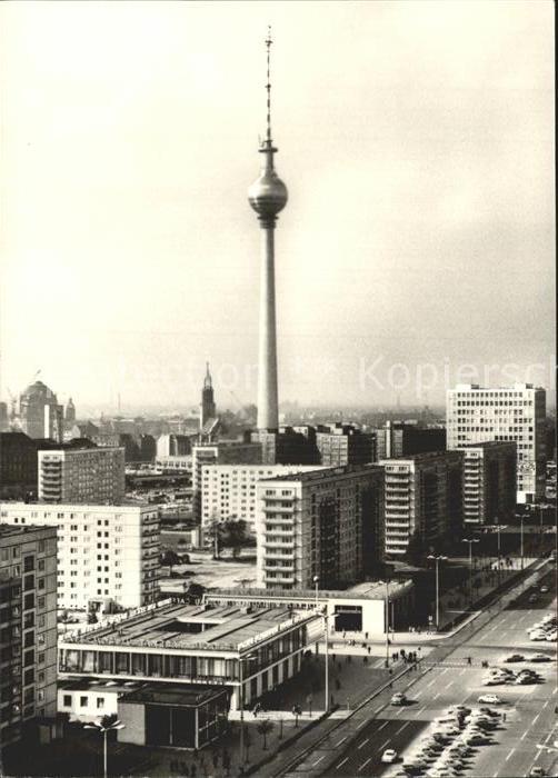 BERLIN  CITY Karl-Marx-Allee Fernsehturm