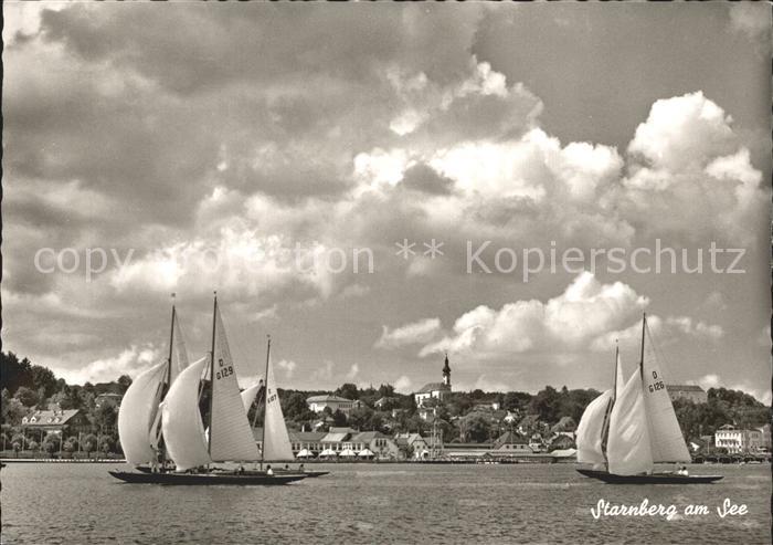 Starnberg Starnbergersee Bayern Segelboot