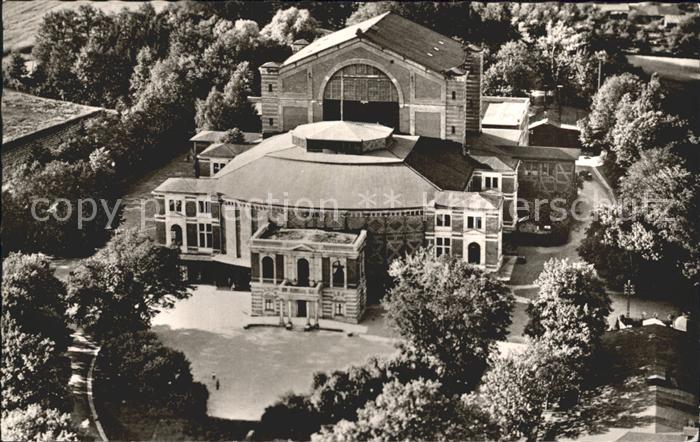 Bayreuth Fliegeraufnahme Richard Wagner Festspielhaus
