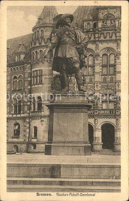 BREMEN  CITY Gustav Adolf Denkma