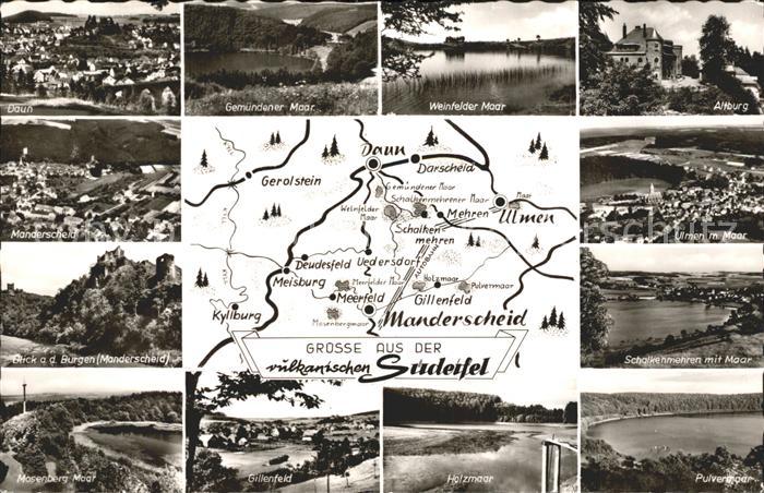 Manderscheid Eifel vulkanische Suedeifel Maare
