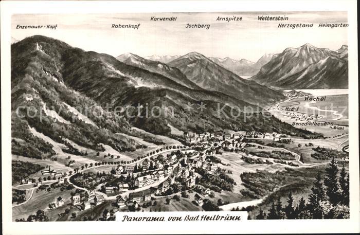 Bad Heilbrunn Panoramakarte
