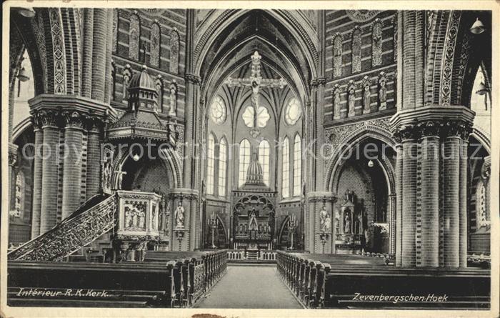 Niederlande Kiirche innen Zevenbergschen Hoek