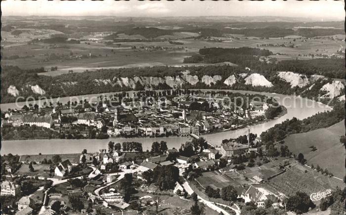 Wasserburg Inn Fliegeraufnahme mit Innschleife