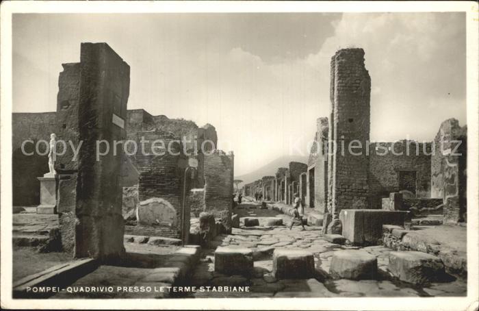 Pompei Quadrivio Presso Runinen