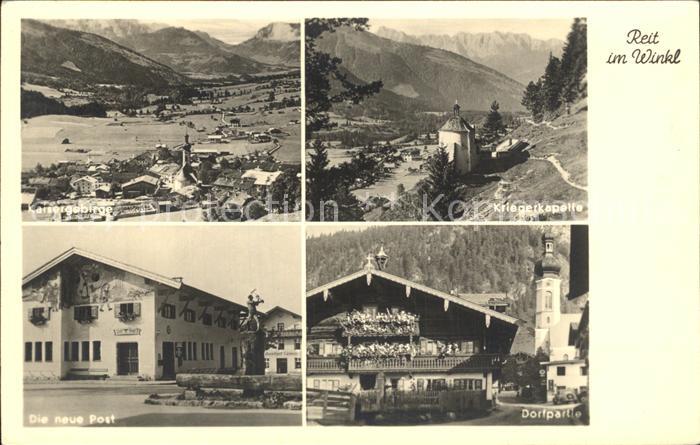 Reit Winkl Kriegerkapelle Dorfpartie Post