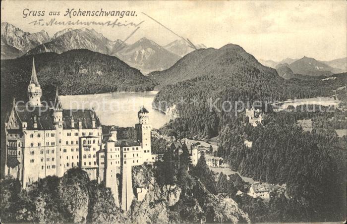 Hohenschwangau Schloss mit See