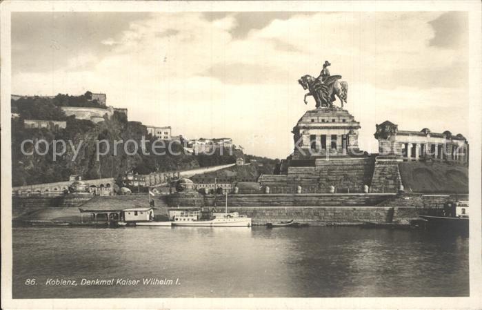 Koblenz Rhein Kaiser-Wilhelm-Denkmal