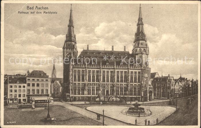 Aachen Rathaus Marktplatz