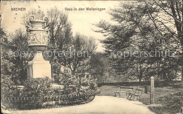BREMEN  CITY Vase in Wallanlagen