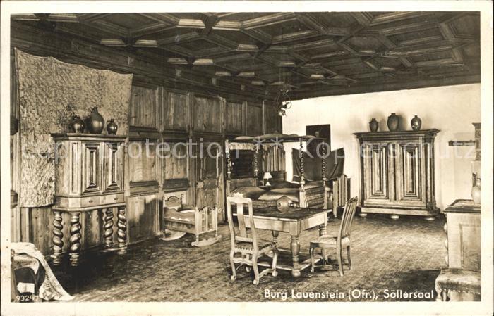 Burg Lauenstein Frankenwald Soellersaal