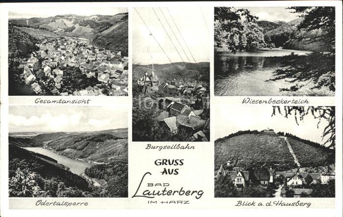 Bad Lauterberg Burgseilbahn Wiesenbeckerteich Odertalsperre