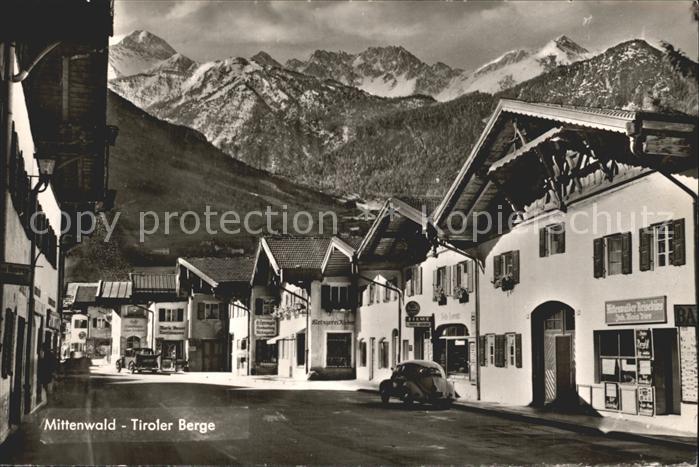 Mittenwald Karwendel Tirol Strassenpartie