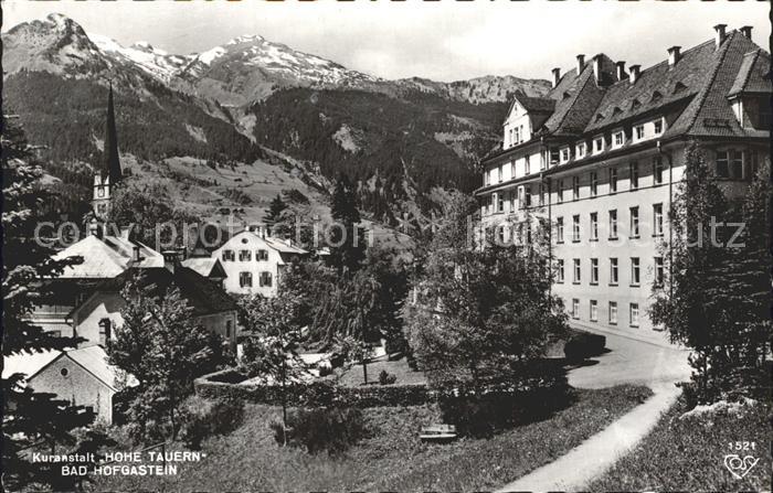 Bad Hofgastein Kuranstalt Hohe Tauern