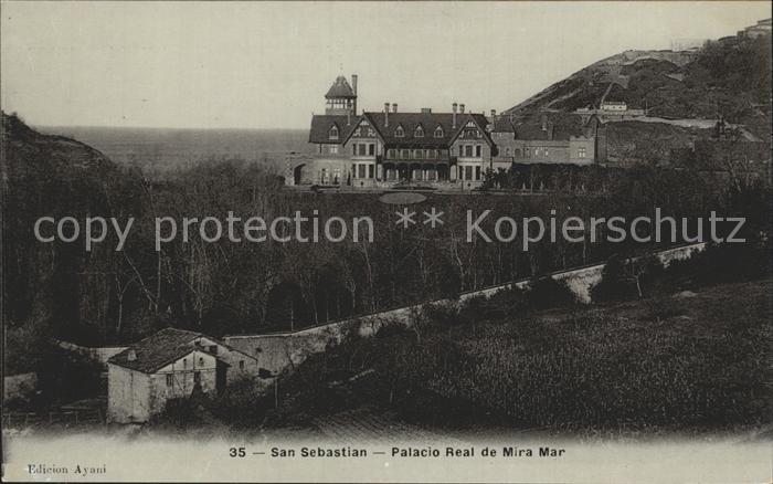 San Sebastian  Pais Vasco ES Palacio Real de Mira Mar