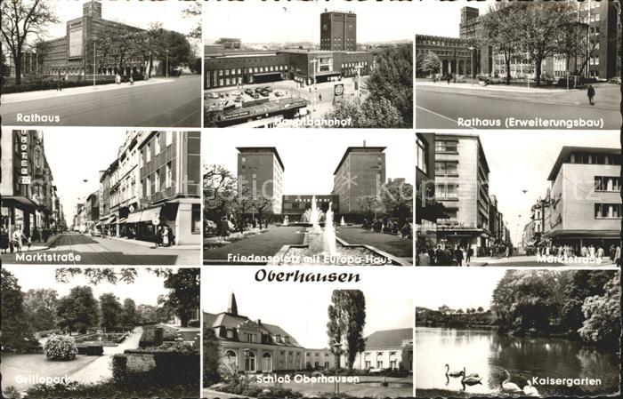 Oberhausen Grillepark Marktstrasse Schloss Friedensplatz