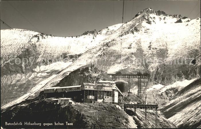 Zell See Betonfabrik Hoehenburg gegen Hohe Tenn