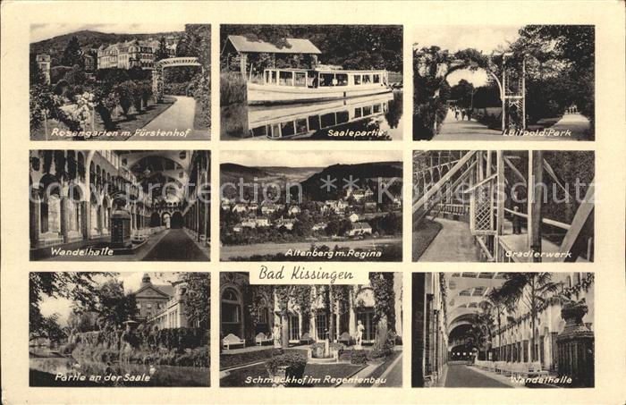 Bad Kissingen Fuerstenhof Leitpold-Park Gradierwerk Regentenbau