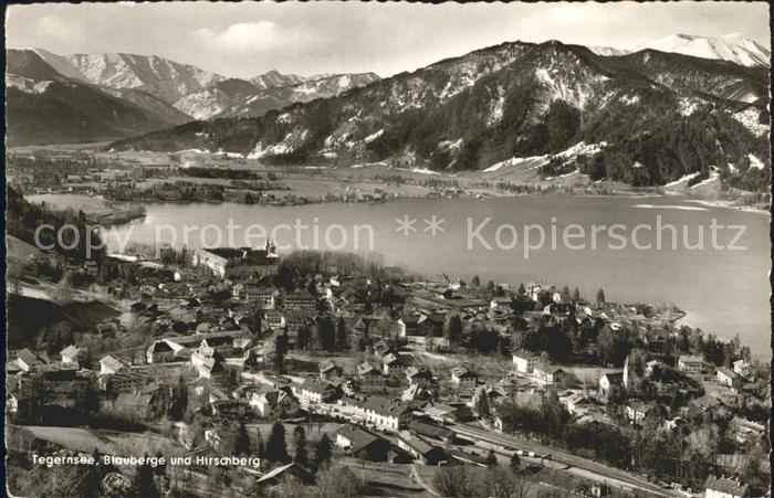Tegernsee Bayern Blauberge Hirschberg