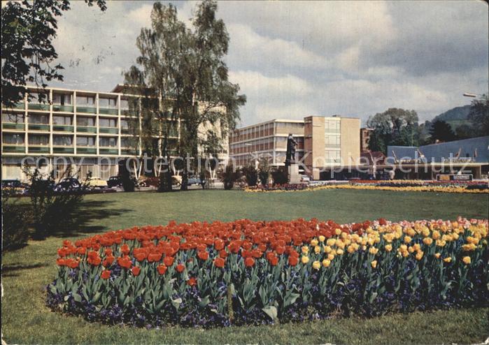 Reutlingen Friedrich List Platz mit Parkhotel