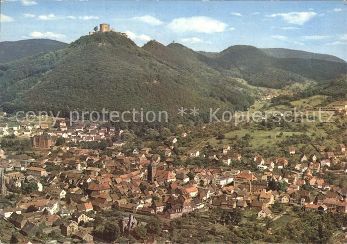 Annweiler Trifels Fliegeraufnahme