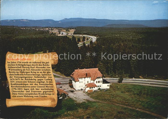 Kniebis Freudenstadt Hotel Alexanderschanze Fliegeraufnahme