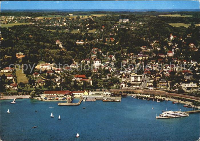 Starnberg Starnbergersee Bayern Fliegeraufnahme mit Soecking