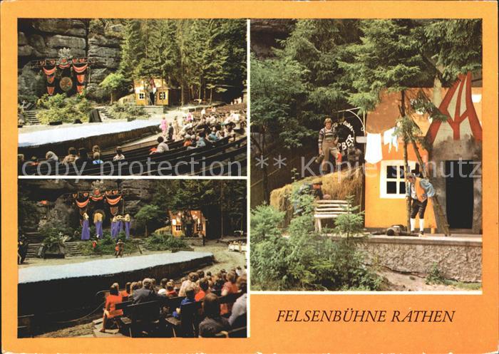 Rathen Saechsische Schweiz Felsenbuehne Freilichttheater