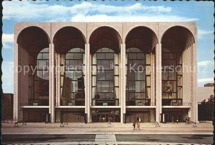 New York City Metropolitan Opera House at Lincoln Center