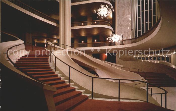 New York City Metropolitan Opera House Staircase