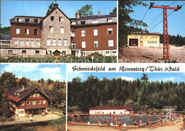 Schmiedefeld Rennsteig Erholungshaus Stutenhaus Liftbaude am Eisenberg Filmbuehn