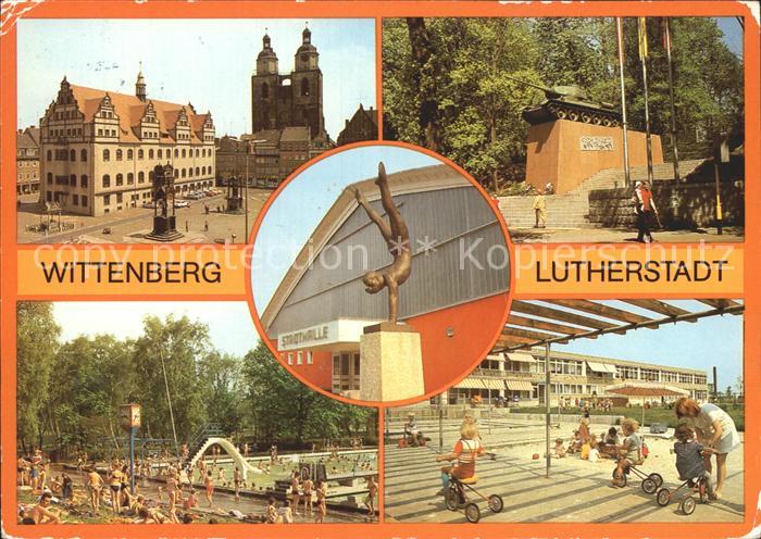 Wittenberg Lutherstadt Freibad Kirche Ehrenmal