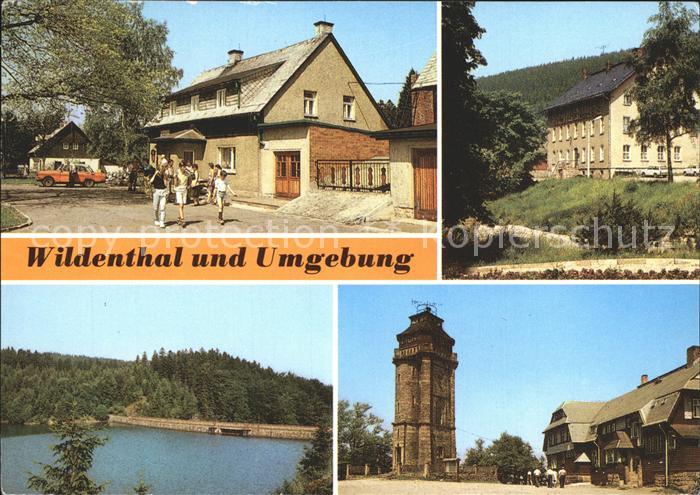 Wildenthal Eibenstock mit Umgebung Hotel am Auersberg Sosatalsperre Aussichtstur