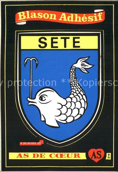 Sete Herault Blason Adhesif