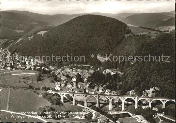 Willingen Sauerland Fliegeraufnahme Viadukt Liftrestaurant am Skilift