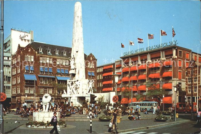 Amsterdam Niederlande Het Nationale Monument