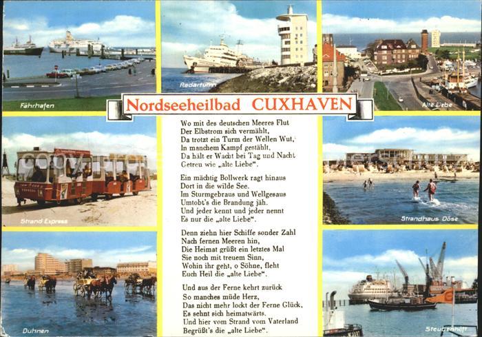 Cuxhaven Nordseebad Faehrhafen Strandhaus Doese Alte Liebe