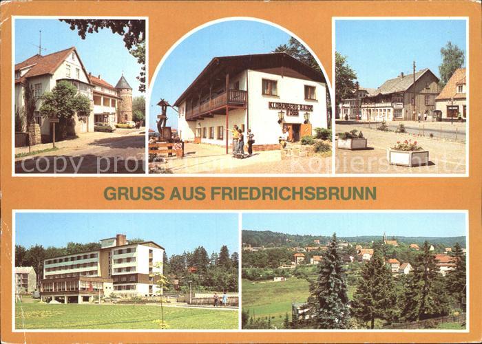 Friedrichsbrunn Harz Gaststaette Brockenblick Klobenberg-Baude