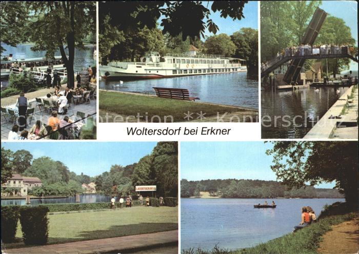 Woltersdorf Erkner HOG Strand Cafe Luxusschiff Weissen Flotte Friedrich Wolf Sch