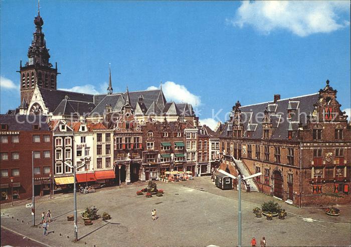 Nijmegen Grote Markt Stevenskerk Lakenhal Waag